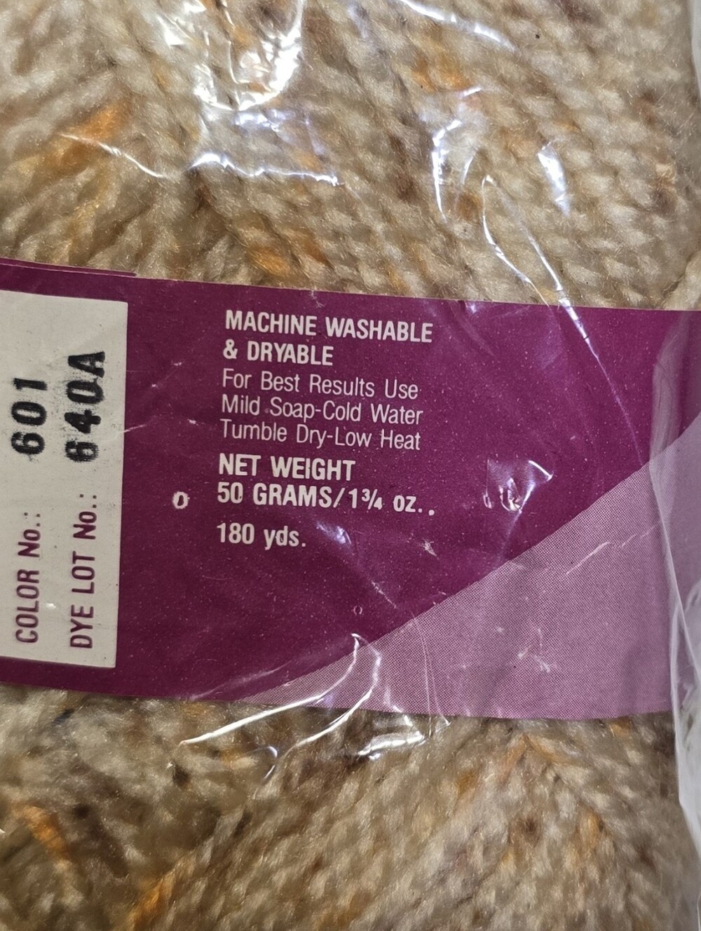 New Lana Moro Firenza Print Yarn - Lot of 2 Skeins - Color 601 Dye Lot 640A - Picture 5 of 5